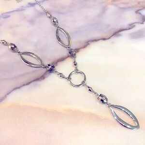 🆕 LIA SOPHIA Escapade / Beguile Silver Necklace … Brand New!!!